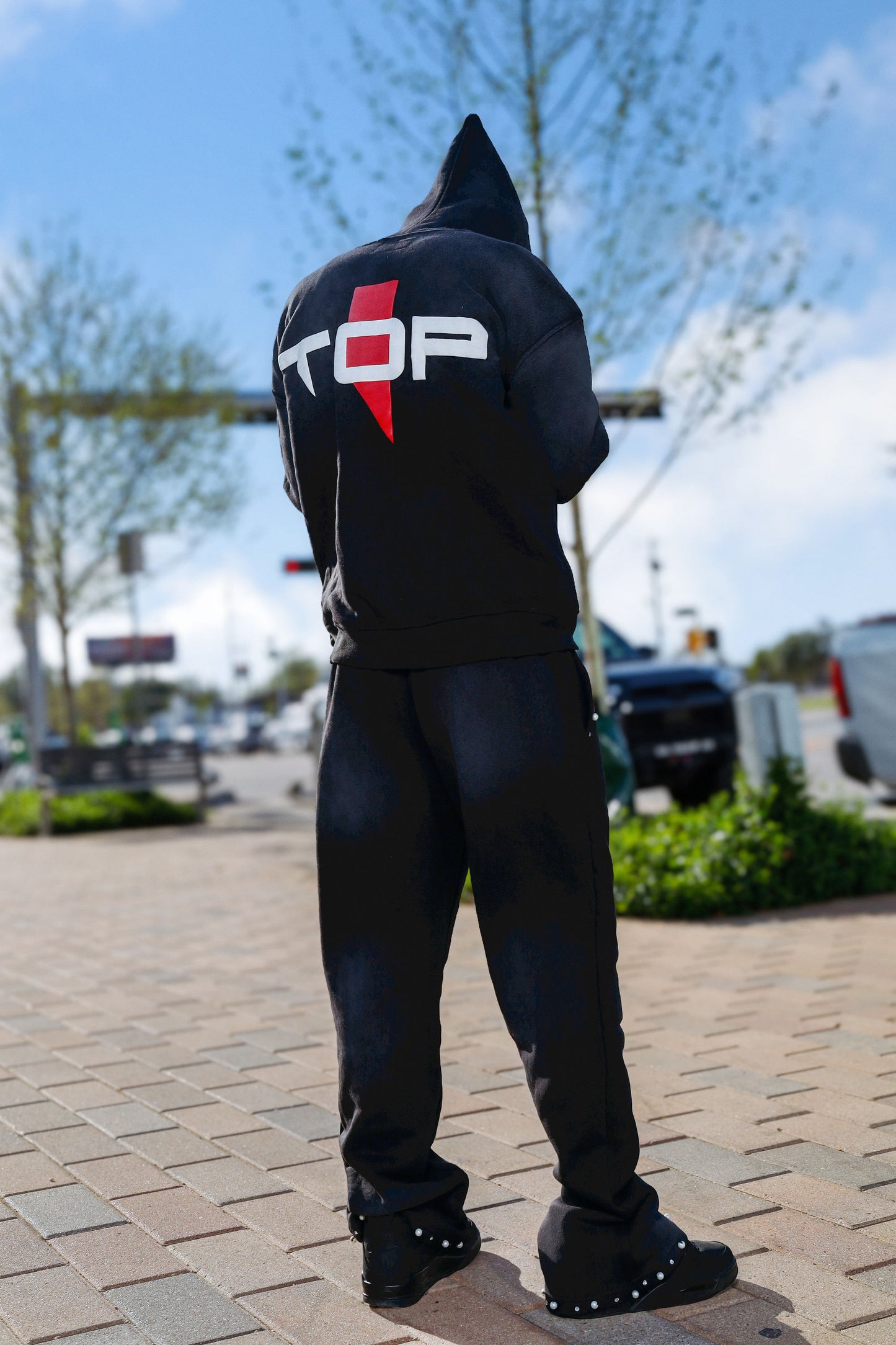 “Top One” Tracksuit (RD & BLK)